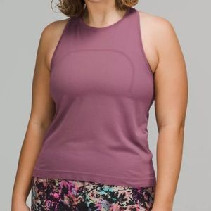 Lululemon Swiftly Tech race length tank NWT size 8 vintage plum